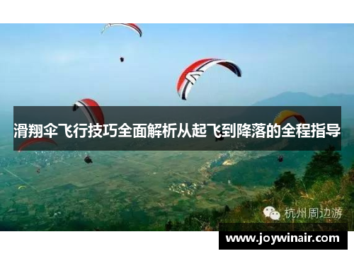 滑翔伞飞行技巧全面解析从起飞到降落的全程指导